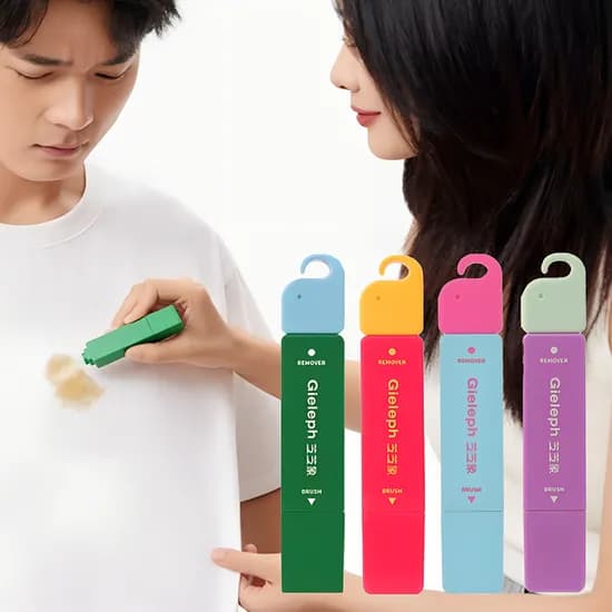 휴대용 컬러 키링 얼룩제거펜 블루 2개