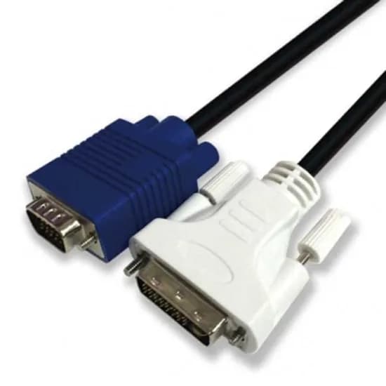 DVI-I to D-sub RGB 고급형 케이블, 1cm, 1개