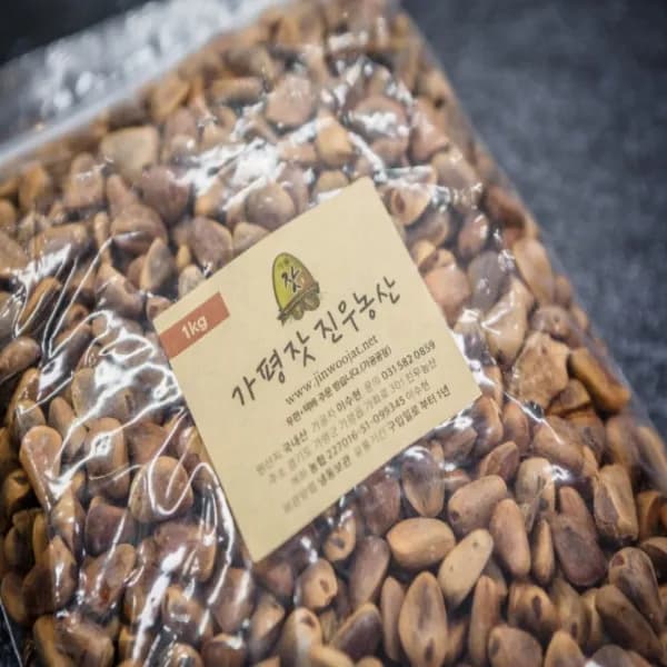가평잣진우농산 피잣(비닐팩) 1kg 1개