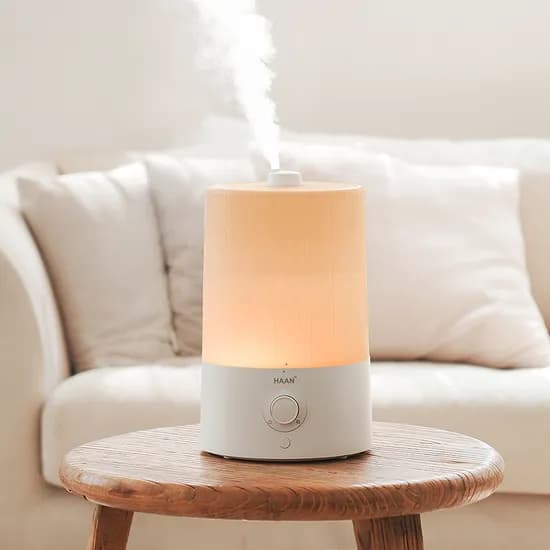 한경희 LED 감성 무드등 저온가열살균 복합식 가습기 다이얼형, HAAN-HD700HM, 화이트, 4L, 125W, 1개