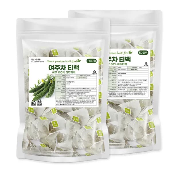 여주차 삼각티백 국내산 50g 50개입 2개