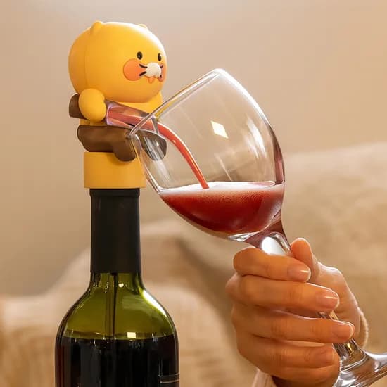 카카오프렌즈 춘식이 소주 와인 에어레이터, J3000, 50ml, 98.5mm, 1개