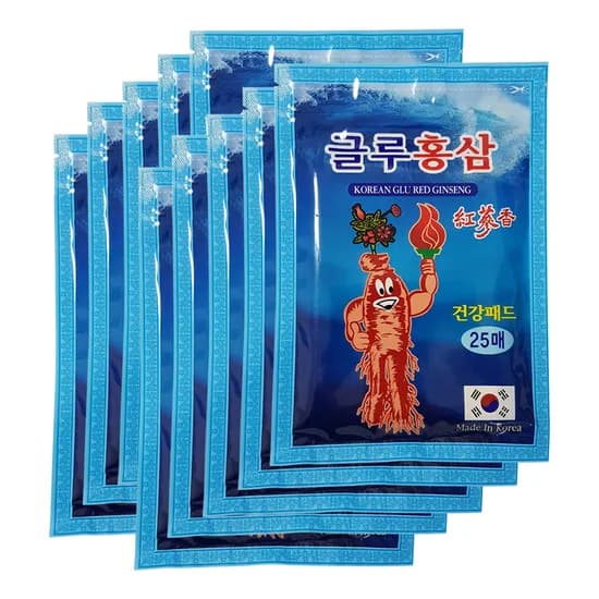 글루홍삼 건강패드 25매 10팩