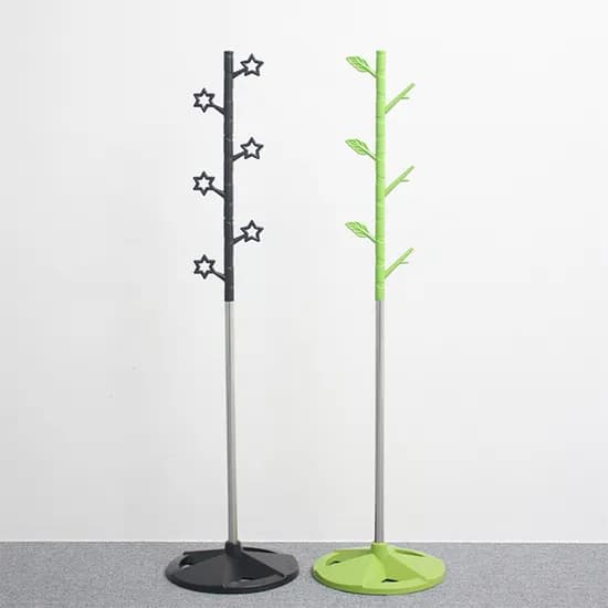 가쯔 네이쳐 스탠드 심플 옷걸이, 별블랙, 35.5x134cm, 1개