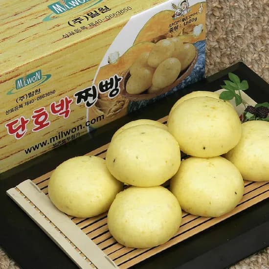 밀원본가 안흥단호박찐빵 1600g 25개 1박스