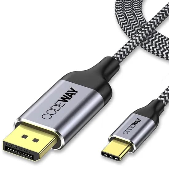 코드웨이 USB C타입 to DP 케이블, 1.8m, 1개