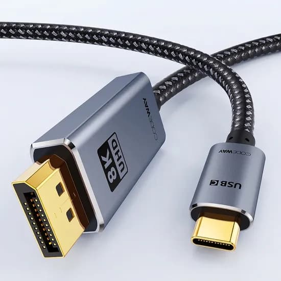 코드웨이 USB C타입 to DP 8K 케이블 1m 1개