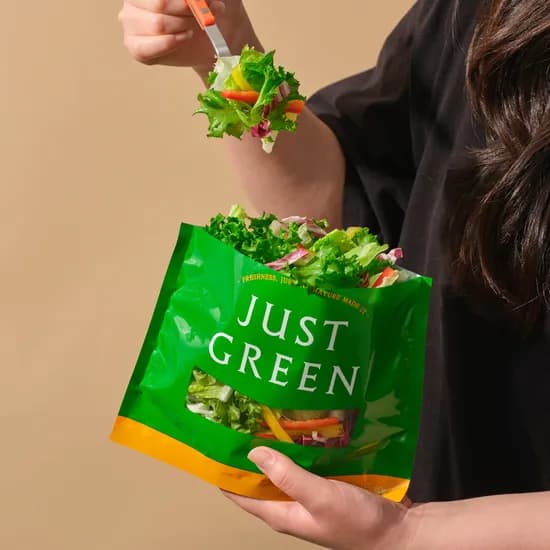 JUSTGREEN 씻지 않고 바로먹는 유러피안 가든믹스 샐러드 80g 6개