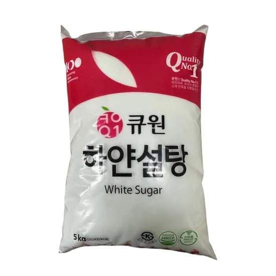 큐원 하얀설탕 5kg 1개