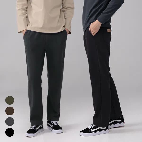 에버라스트 남성 기모 코듀로이 밴딩 팬츠 2장