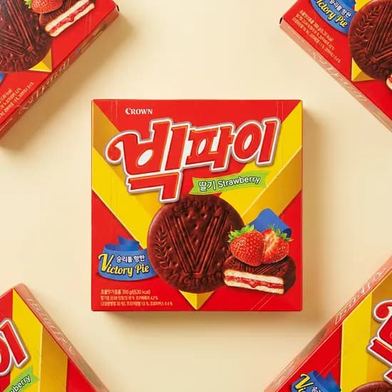 크라운 빅파이 324g 3개