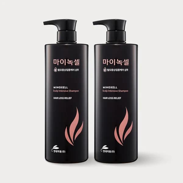 현대약품 마이녹셀 인텐시브 탈모샴푸 960ml 2개
