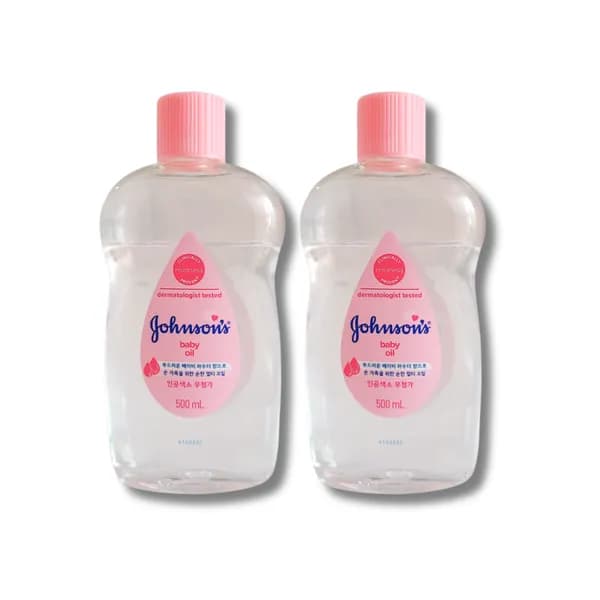 존슨즈 베이비 오일 500ml 2개