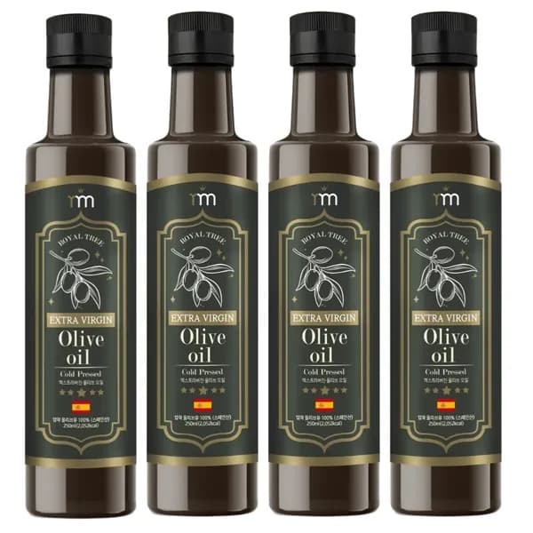 로얄트리 엑스트라버진 올리브 오일 250ml 4병