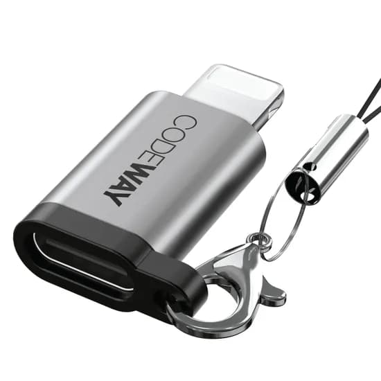 코드웨이 OTG 젠더 USB A 변환 젠더 C타입, 그레이, 25.5mm, 1개