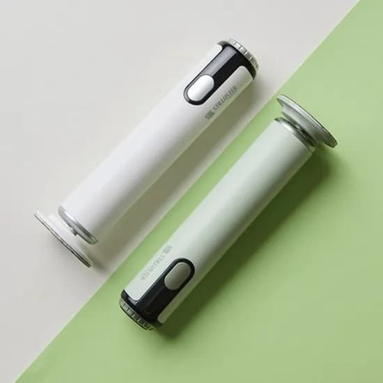 슈틸루스터 클린 풋 전동 발각질제거기, 올리브, 1개