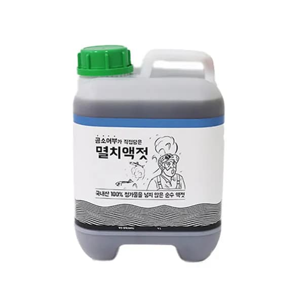 곰소어부 3년 저온숙성 원액 멸치액젓 4L 5kg 1개