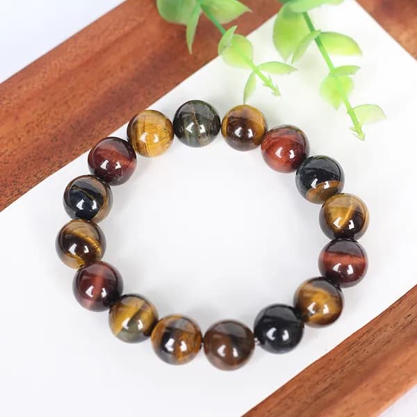 오지끄 삼색 호안석 원석팔찌 10mm 1개 11,900원