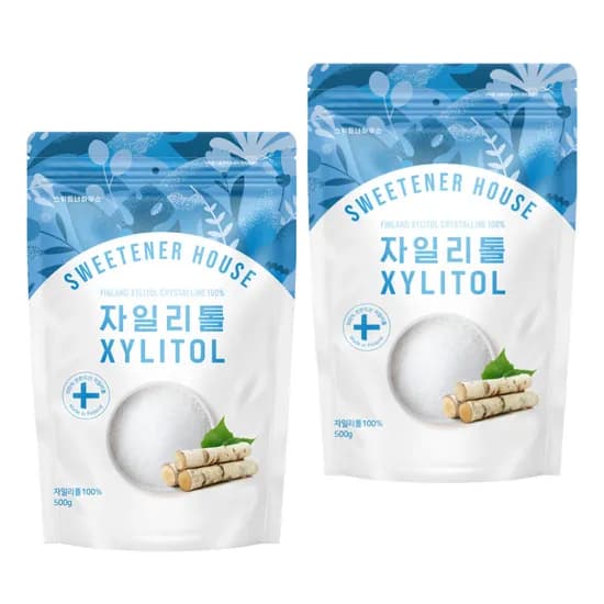 QISS 설탕대신 자일리톨 크리스탈 500g 2개