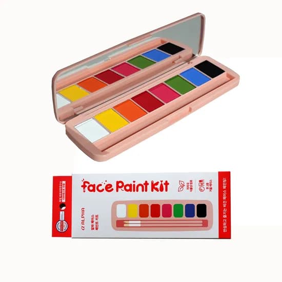 알파 페이스 페인팅 키트, 19.70g, 8색, 1개