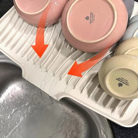 네바스 물빠짐 식기 건조대, 아이보리, 1개