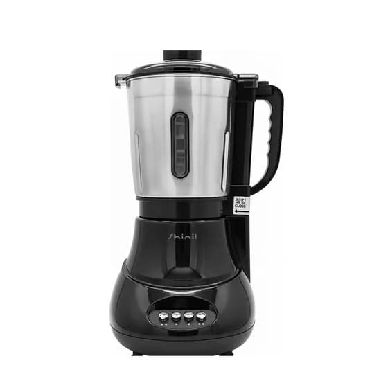 신일 믹서기 대용량 대형 스텐 믹서기 믹서분쇄기 4.5L, 블랙, 1개