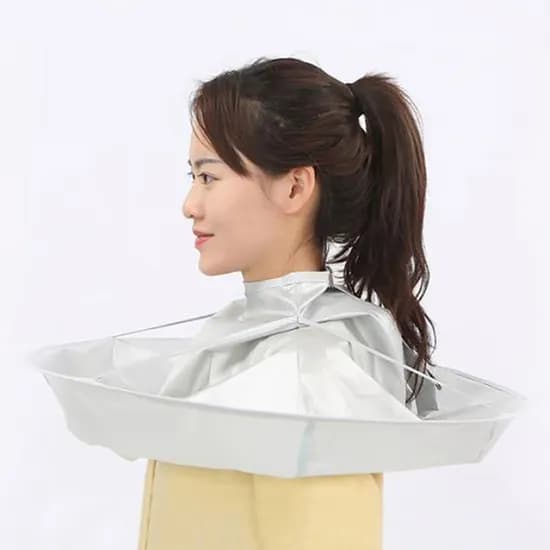셀프 커트보 미용망토, 그레이, 60cm, 1세트