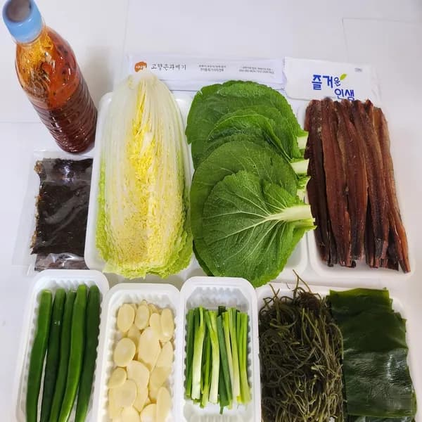 포항 구룡포 청어 햇과메기 야채세트 10마리 1세트