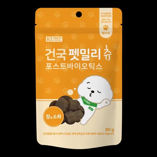 건국펫밀리츄 포스트바이오틱스, 가수분해닭고기, 80g, 1개
