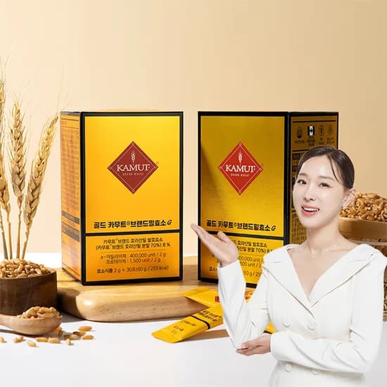 그레인온 골드 카무트 브랜드밀효소G, 2g, 30포, 3박스