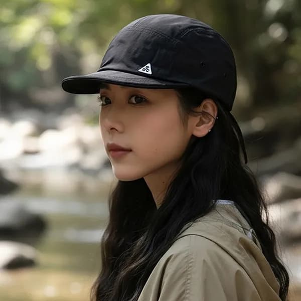 남녀공용 초경량 숏챙 러닝 모자 블랙 FREE 1개