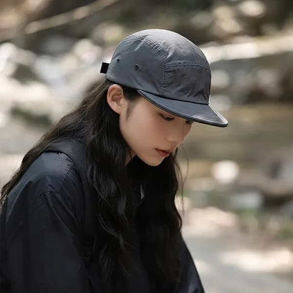 남녀공용 초경량 숏챙 러닝 모자 그레이 FREE 1개