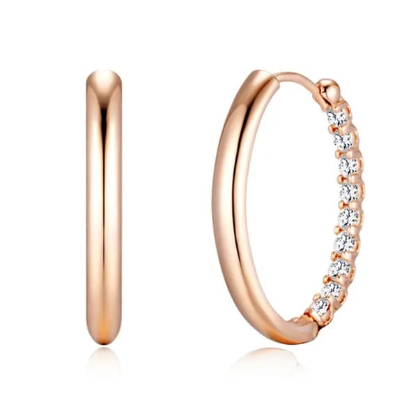 엘르 14K GF 베이직 큐빅 포인트 귀걸이 ELGPEE492 로즈골드 1개 19,855원