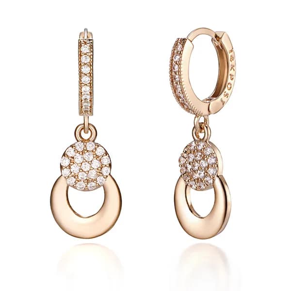 엘르 14K 라운드 드롭 원터치 귀걸이 ELGPEE191 로즈골드 1개 18,905원
