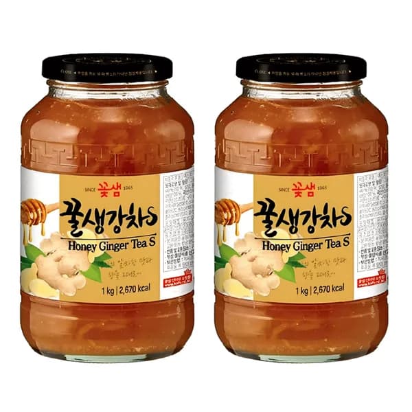 꽃샘 꿀생강차S 1kg 2개 13,890원
