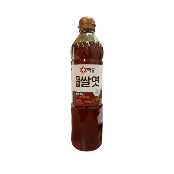 백설 조청 쌀엿 1.2kg 1개