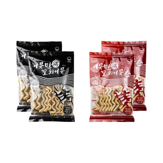 어묵만 꼬치어묵 일반 매운맛 365g 4봉