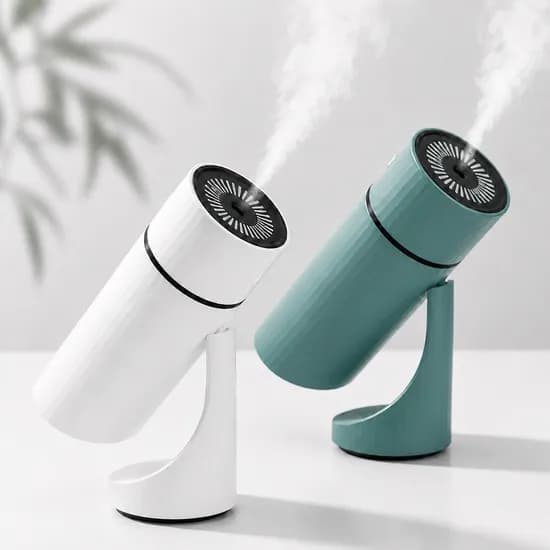 각도조절 미니 무선 가습기 Drizzle-1000B 화이트 1개