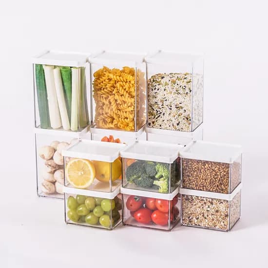 창신리빙 냉장고 포켓용기, 소형 400ml 6개, 대형 850ml 6개