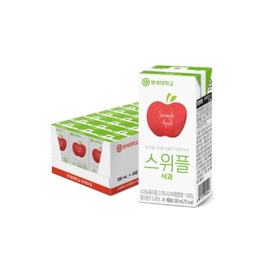 스위플 사과 200ml 24개