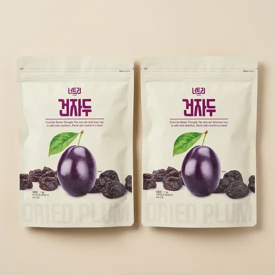 너트리 씨를 뺀 건자두 1kg 2개