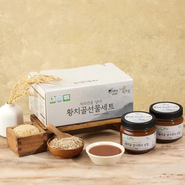 지리산 황치골 유기농 발아현미 조청 500g 2개 36,000원