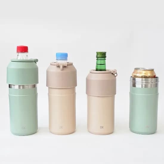 DK 페트병 쿨러, 그린, 500ml, 1개