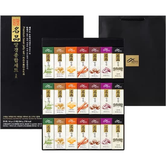 밀양한천 명품 양갱 선물세트 3호 935g 1개