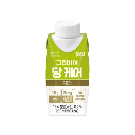 그린비아 당 케어 200ml 18팩