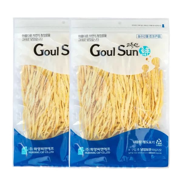 고울선 손질한 황태채 자연건조 150g 2개
