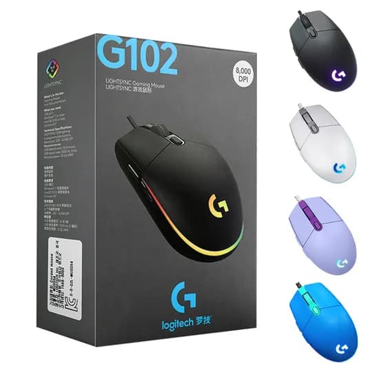 로지텍 게이밍 마우스, G102, 라일락