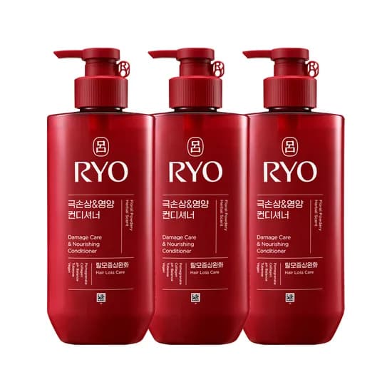 려 함빛 극손상 앤 영양 컨디셔너 480ml 3개