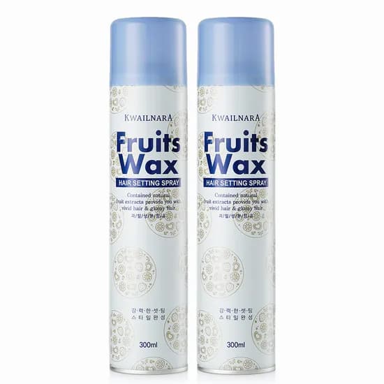 과일나라 후르츠왁스 헤어세팅 스프레이 300ml 2개