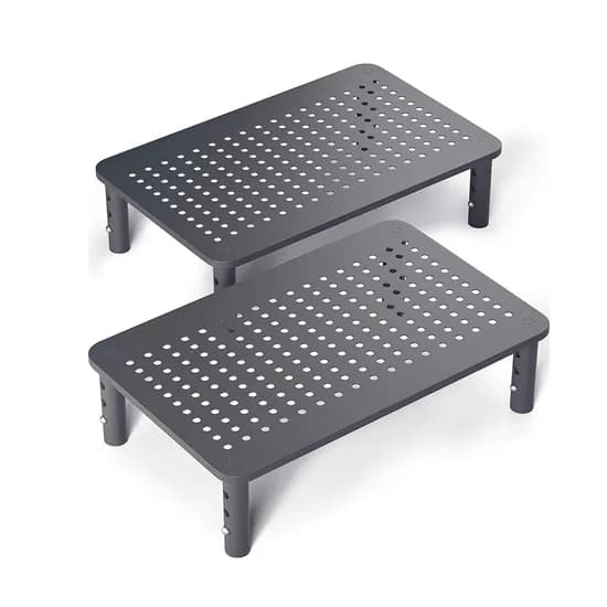 엔키마운트 3단계 높이 조절 모니터 받침대, ENK-DT100 블랙, 1개